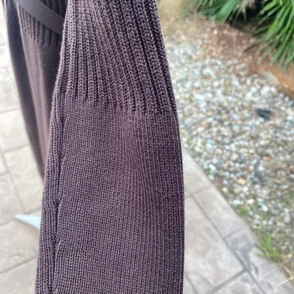 Victoria's Secret (Moda International) Vintage Sweater Dress; Brown; XS w/belt - Picture 6 of 6